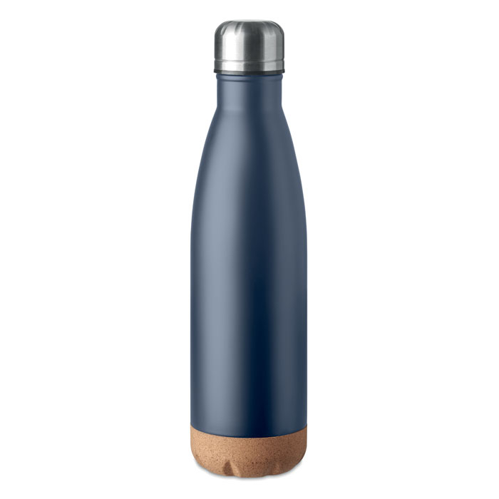 Bouteille publicitaire isotherme 600 ml ASPEN CORK Marine foncé